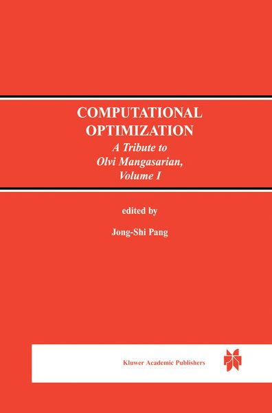 Produktbild: Computational Optimization
