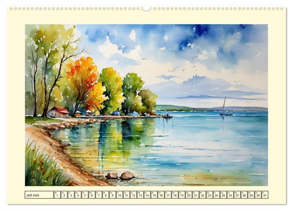 Produktbild: Reise durch Ungarn (hochwertiger Premium Wandkalender 2026 DIN A2 quer), Kunstdruck in Hochglanz