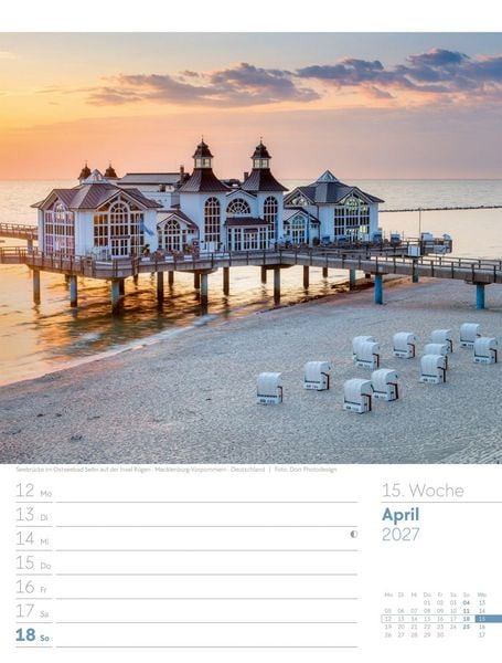 Produktbild: Am Meer Wochenplaner Kalender 2027