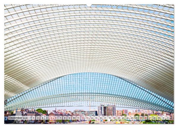 Produktbild: Bahnh&ouml;fe in Europa (Wandkalender 2026 DIN A2 quer), CALVENDO Monatskalender
