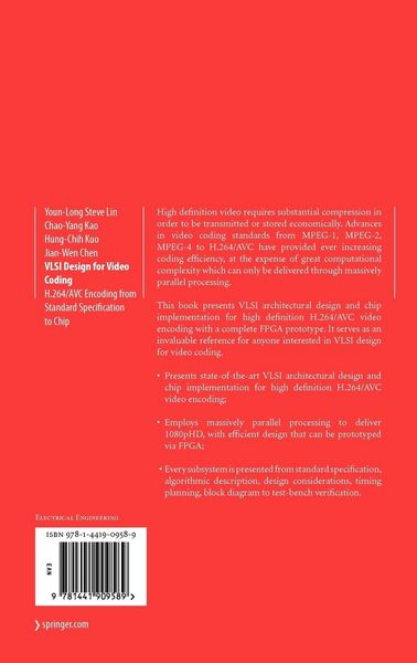 Produktbild: VLSI Design for Video Coding
