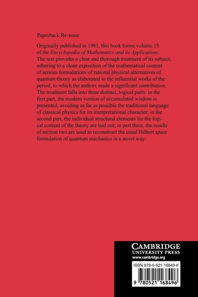 Produktbild: The Logic of Quantum Mechanics