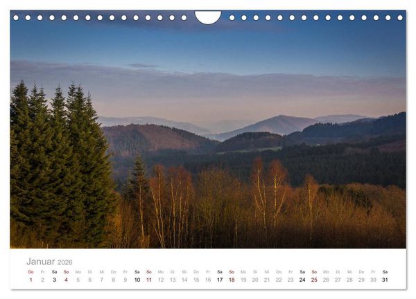 Produktbild: Sauerl&auml;nder Berge (Wandkalender 2026 DIN A4 quer), CALVENDO Monatskalender