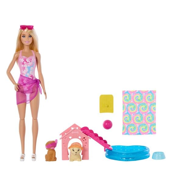 Produktbild: Barbie Hündchen Pooplparty aloha blond