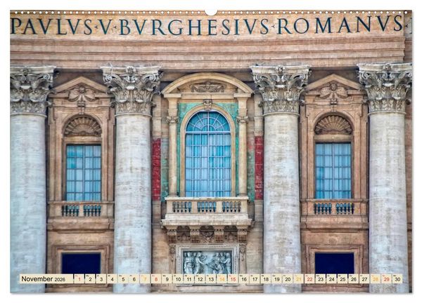 Produktbild: Reise durch Italien Vatikan (Wandkalender 2026 DIN A2 quer), CALVENDO Monatskalender