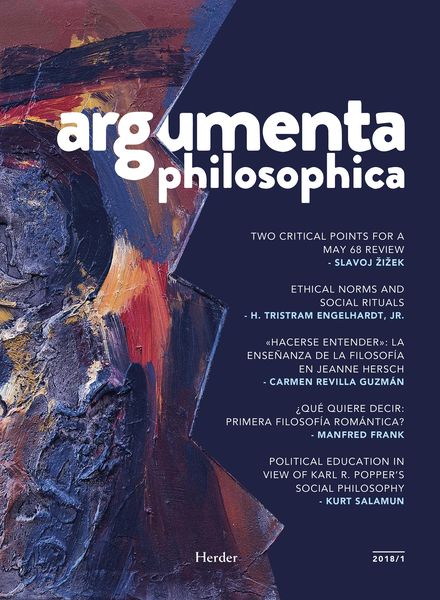 Produktbild: Argumenta philosophica 2018/1