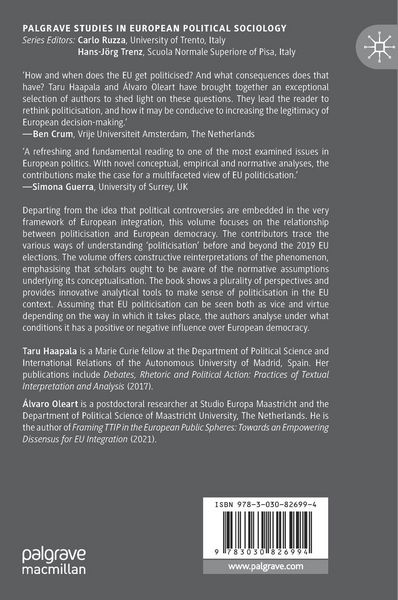 Produktbild: Tracing the Politicisation of the EU