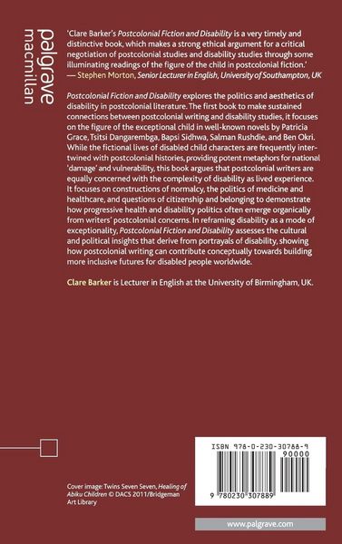 Produktbild: Postcolonial Fiction and Disability