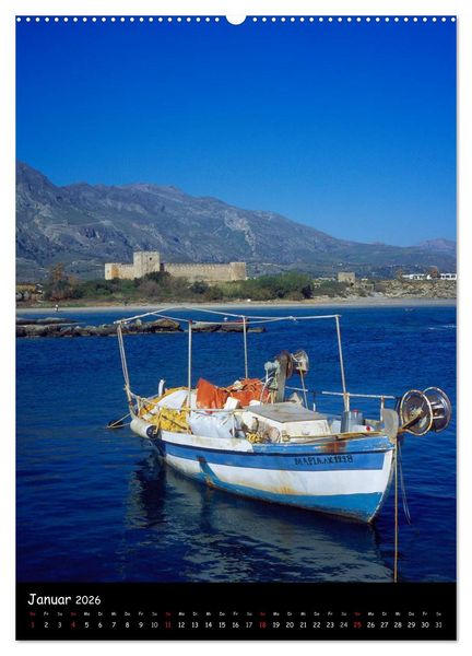 Produktbild: KRETA (hochwertiger Premium Wandkalender 2026 DIN A2 hoch), Kunstdruck in Hochglanz