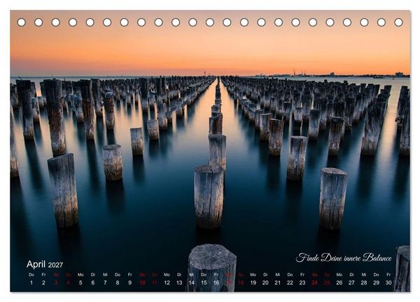 Produktbild: Magische Horizonte der Erde (Tischkalender 2027 DIN A5 quer), CALVENDO Monatskalender