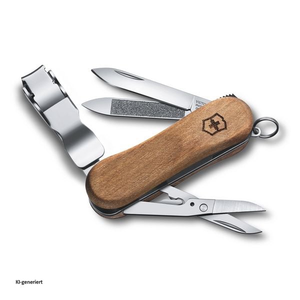 Produktbild: Victorinox Taschenmesser mit Nagelklipser Nail Clip Wood 580