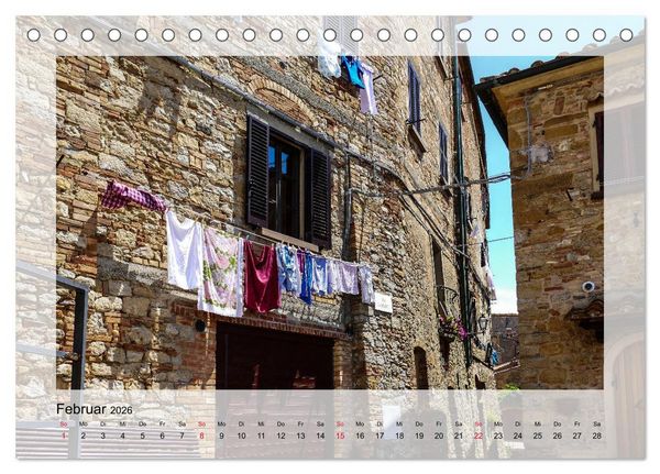 Produktbild: Volterra Perle der Toskana (Tischkalender 2026 DIN A5 quer), CALVENDO Monatskalender