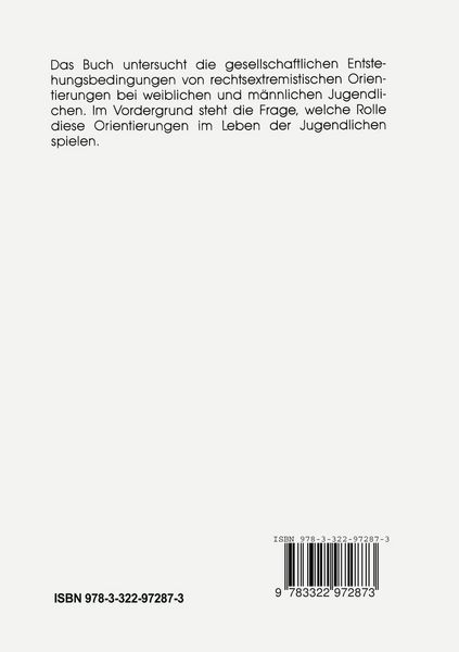 Produktbild: Rechtsextremismus: weiblich &mdash; m&auml;nnlich?