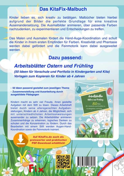 Produktbild: KitaFix Malbuch Ostern und Fr&uuml;hling