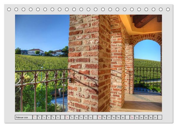 Produktbild: Piemont - die Genussregion Italiens (Tischkalender 2026 DIN A5 quer), CALVENDO Monatskalender
