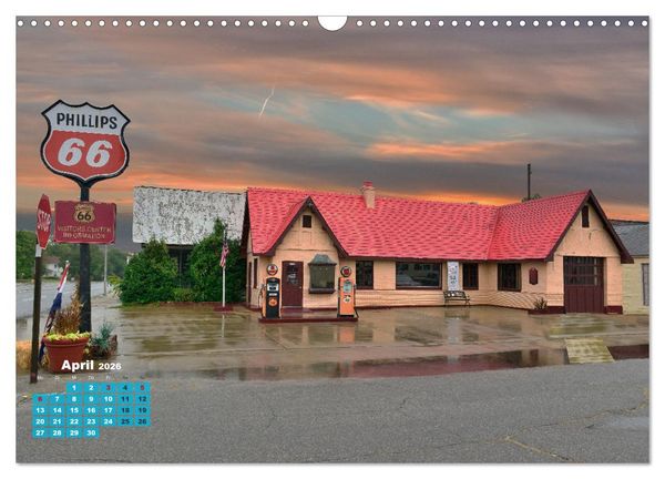 Produktbild: Historic Route 66 - National Scenic Byway (Wandkalender 2026 DIN A3 quer), CALVENDO Monatskalender