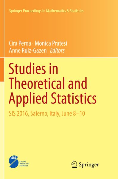 Produktbild: Studies in Theoretical and Applied Statistics