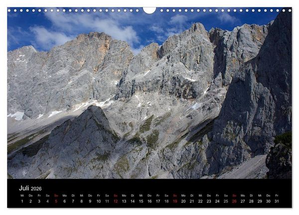 Produktbild: Der Dachstein - Massiv in den Alpen (Wandkalender 2026 DIN A3 quer), CALVENDO Monatskalender