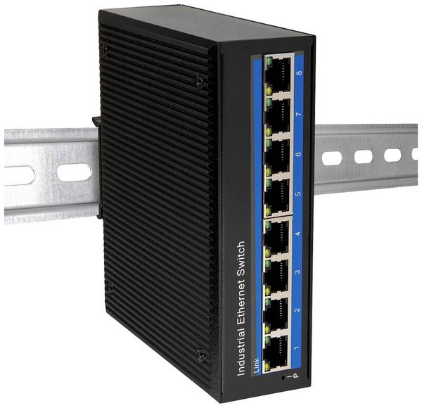 Produktbild: LogiLink NS203 NS203 Industrial Ethernet Switch 8 Port 10 / 100 / 1000MBit/s