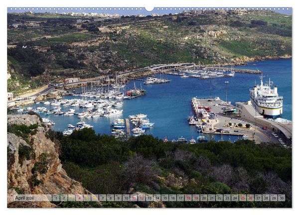 Produktbild: Gozo - Malta's little sister island (High Quality Premium Wall Calendar 2026 DIN A2 landscape),CALVENDO 12 Month Wall Calendar