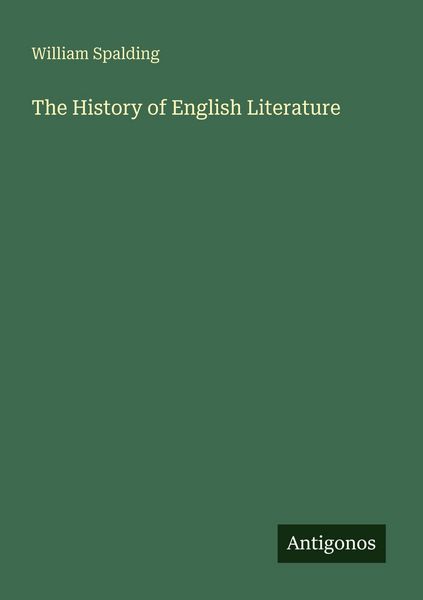 Produktbild: The History of English Literature