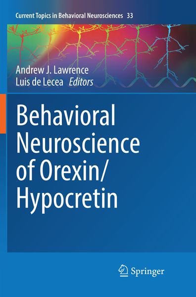 Produktbild: Behavioral Neuroscience of Orexin/Hypocretin