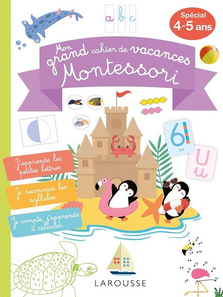 Produktbild: Mon grand cahier de vacances Montessori : sp&eacute;cial 4-5 ans