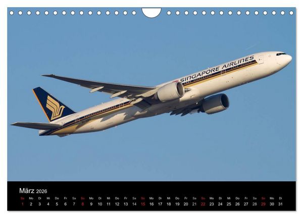 Produktbild: Welt der Flugzeuge (Wandkalender 2026 DIN A4 quer), CALVENDO Monatskalender