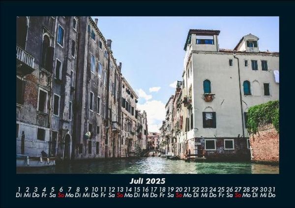 Produktbild: Venedigs Sch&ouml;nheit 2025 Fotokalender DIN A5
