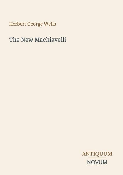 Produktbild: The New Machiavelli