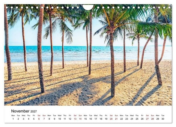 Produktbild: Tropical Vibes (Wall Calendar 2027 DIN A4 landscape), CALVENDO 12 Month Wall Calendar