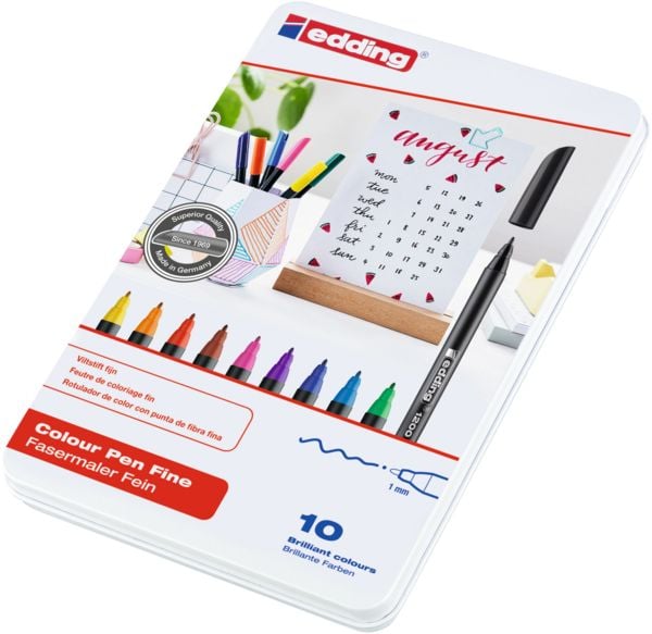 Produktbild: edding Fasermaler Color Pen 10er Set