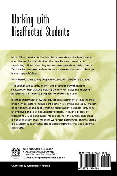 Produktbild: Working with Disaffected Students