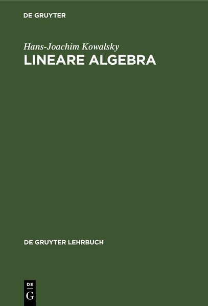 Produktbild: Lineare Algebra