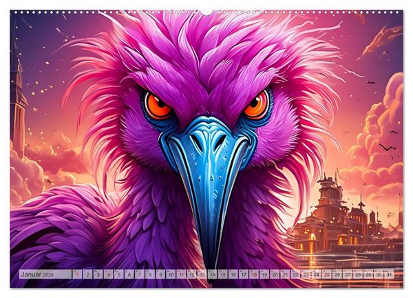 Produktbild: Bitters&uuml;&szlig;e Miesepeter (hochwertiger Premium Wandkalender 2026 DIN A2 quer), Kunstdruck in Hochglanz