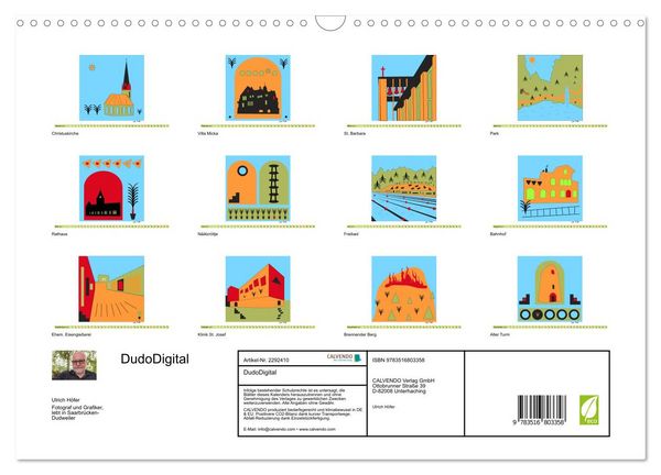 Produktbild: DudoDigital (Wandkalender 2027 DIN A3 quer), CALVENDO Monatskalender