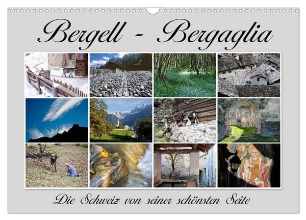 Produktbild: Bergell - Bergaglia (Wandkalender 2026 DIN A3 quer), CALVENDO Monatskalender