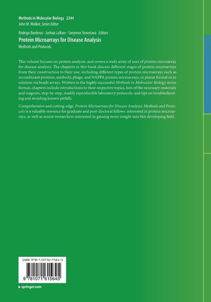 Produktbild: Protein Microarrays for Disease Analysis