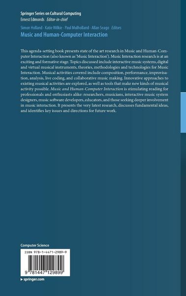 Produktbild: Music and Human-Computer Interaction