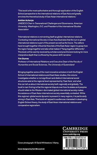 Produktbild: Contesting International Society in East Asia