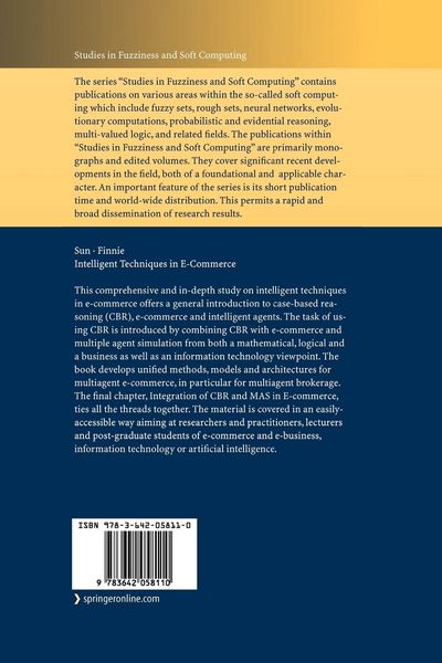 Produktbild: Intelligent Techniques in E-Commerce