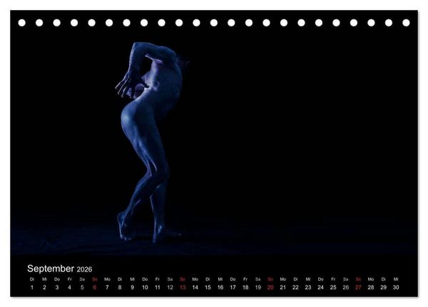 Produktbild: M&Auml;NNER - AKTE ZWISCHEN KRAFT UND SINNLICHKEIT (Tischkalender 2026 DIN A5 quer), CALVENDO Monatskalender