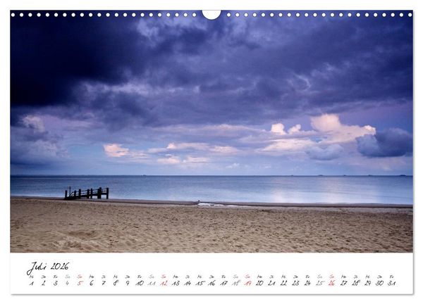 Produktbild: F&ouml;hrweh - Stimmungsvolle Nordsee Bilder (Wandkalender 2026 DIN A3 quer), CALVENDO Monatskalender