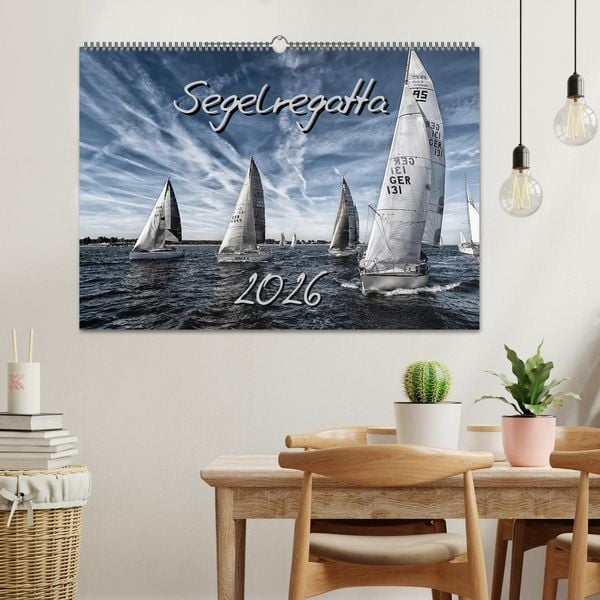 Produktbild: Segelregatta (Wandkalender 2026 DIN A2 quer), CALVENDO Monatskalender