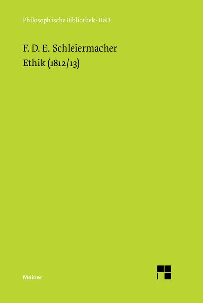 Produktbild: Ethik (1812/13)