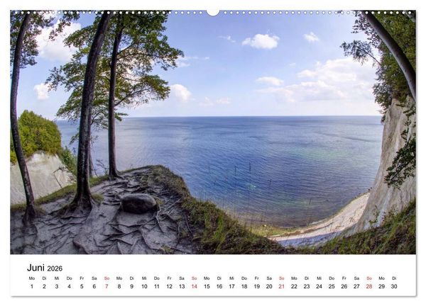 Produktbild: Der Hochuferweg im Jasmund Nationalpark (Wandkalender 2026 DIN A2 quer), CALVENDO Monatskalender