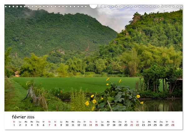 Produktbild: Vietnam du Nord au Sud (Calendrier mural 2026 DIN A3 vertical), CALVENDO calendrier mensuel