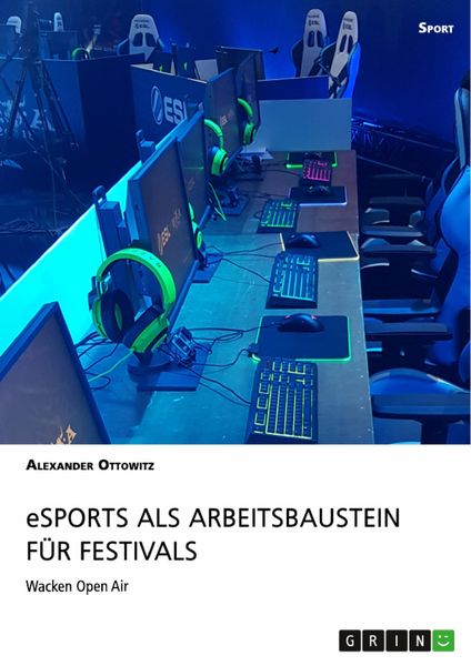 Produktbild: ESports als Arbeitsbaustein f&uuml;r Festivals