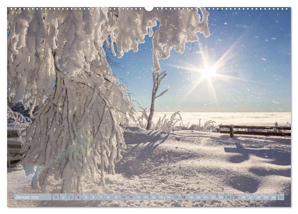 Produktbild: Die Jahreszeiten im Nordschwarzwald (hochwertiger Premium Wandkalender 2026 DIN A2 quer), Kunstdruck in Hochglanz