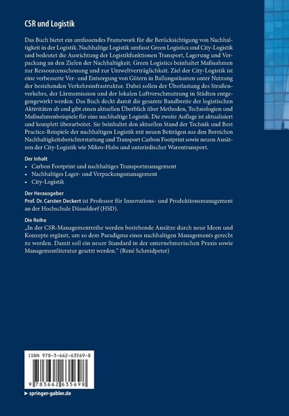 Produktbild: CSR und Logistik